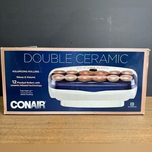 Conair Double Ceramic Volumizing Waves and Volume Summer Hair Rollers Fast Heat